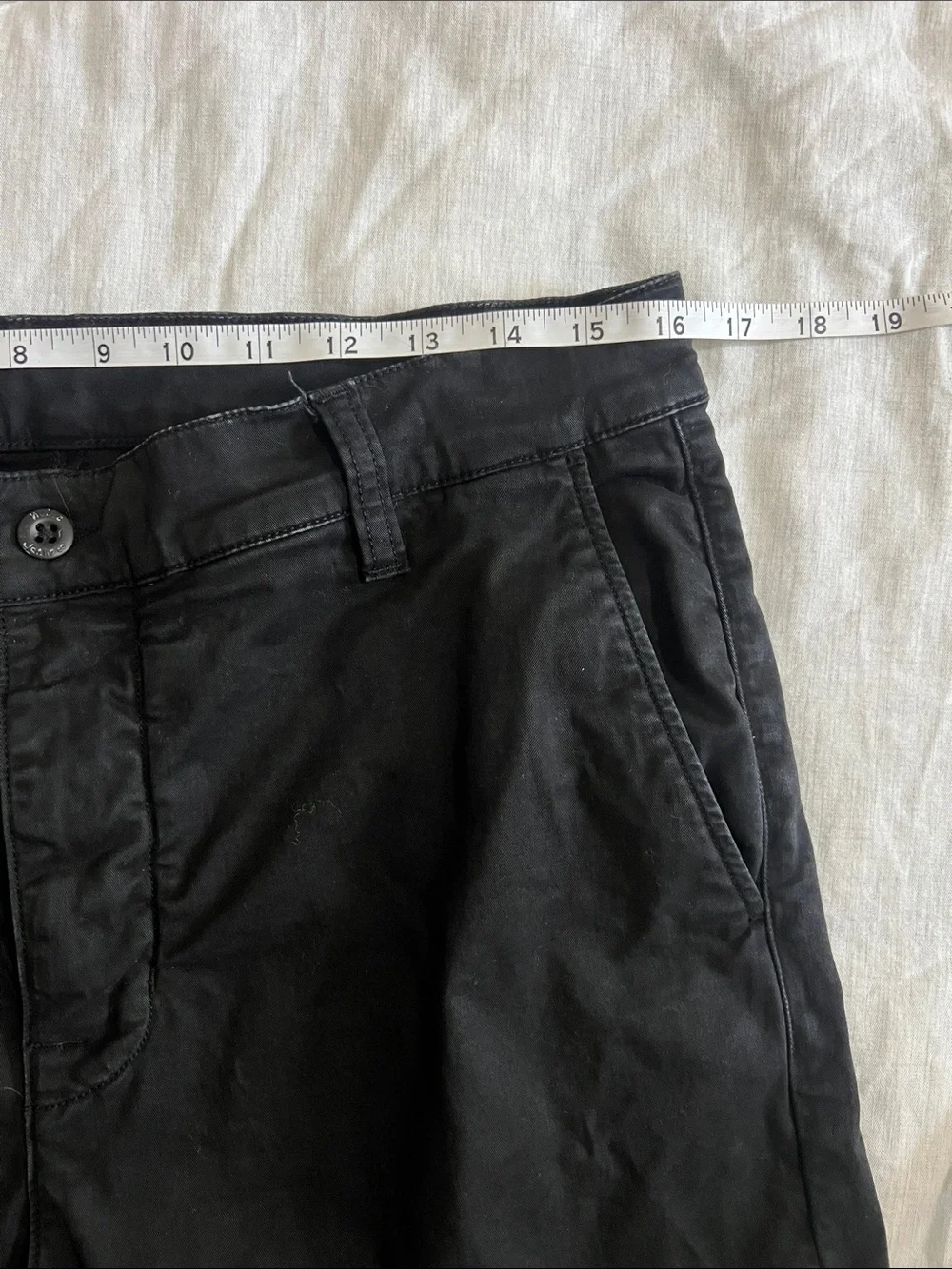 Nudie Jeans Co Pants Mens 32 X 28 Blue Chino Alvin‎ Stretch Flat Front Ankle